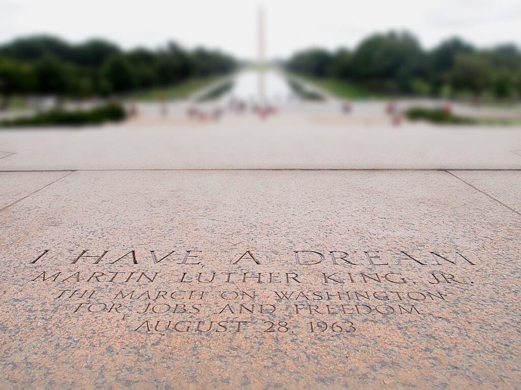 Martin Luther King Jr. memorial I have a dream